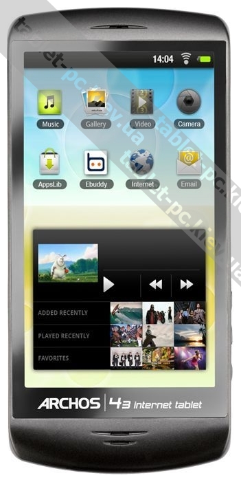 Archos 43 internet tablet 16Gb