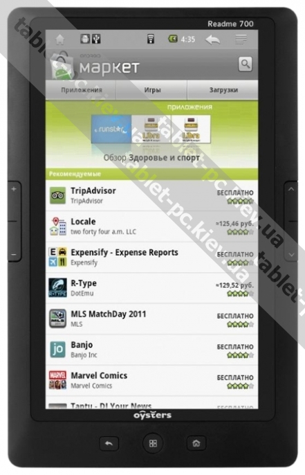 Oysters Readme 700 C