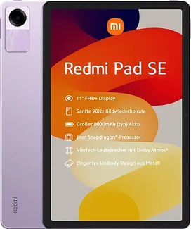 Xiaomi () Redmi Pad SE, Lavender Purple, 8GB RAM, 256GB